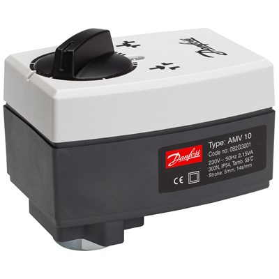 Danfoss Редукторные электроприводы с трехпозиционным управлением Электропривод импульсный AMV10 230B 082G3001 
