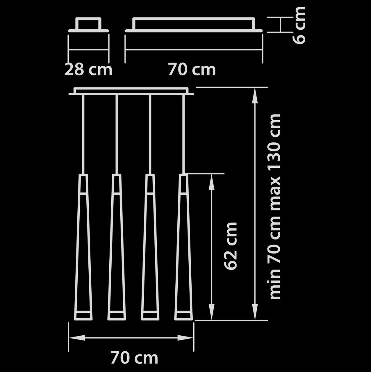 Подвесная люстра Lightstar Punto 807062 LIGHTSTAR ДИЗАЙНЕРСКИЕ, PUNTO 057574 Красный  - Вид №1