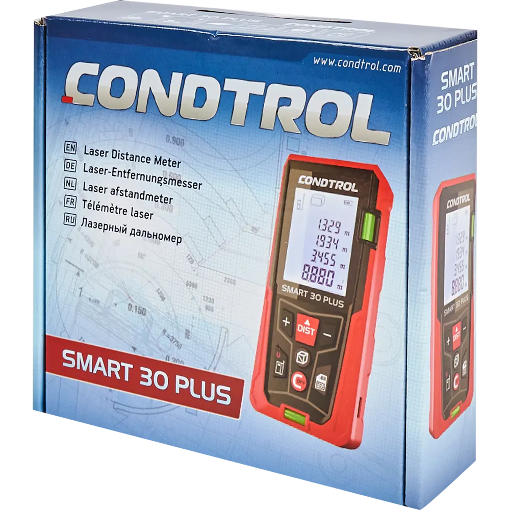 Дальномер лазерный Condtrol Smart 30 Plus с дальностью до 30 м 88293647 STLM-2153297  - Вид №3