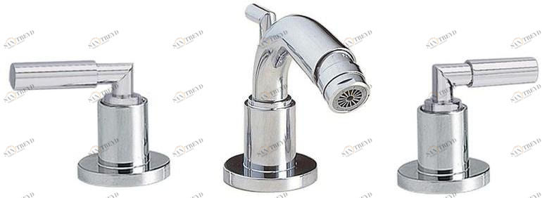 rvb Смеситель для биде, столешница, на 3 отверстия Cliff 4091.--.57