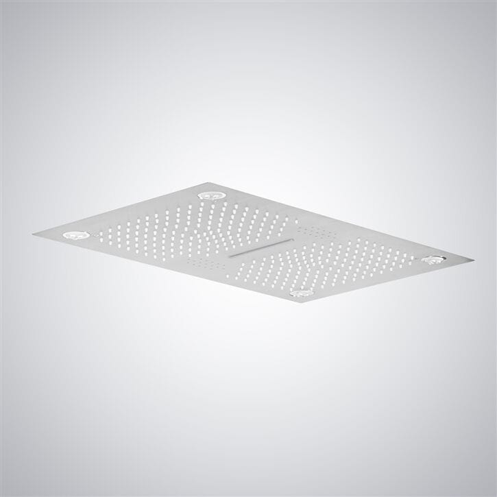 Светодиодная потолочная насадка для душа из нержавеющей стали Fontana Showers Luxe Fontaine ARCH-00029169 - Вид №19