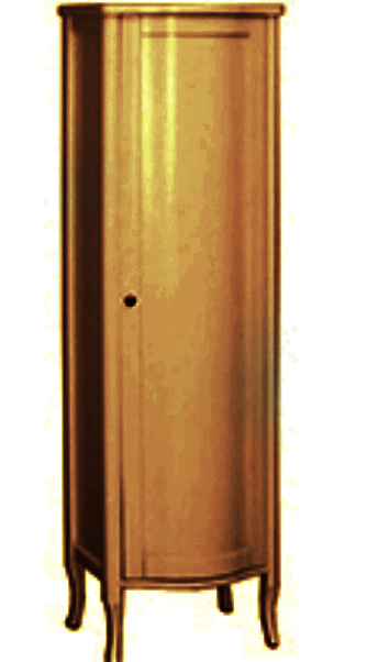 Витрина MIGLIORE Bella ML.BLL-VE450.DS с дверцей, слоновая кость  - Вид №2