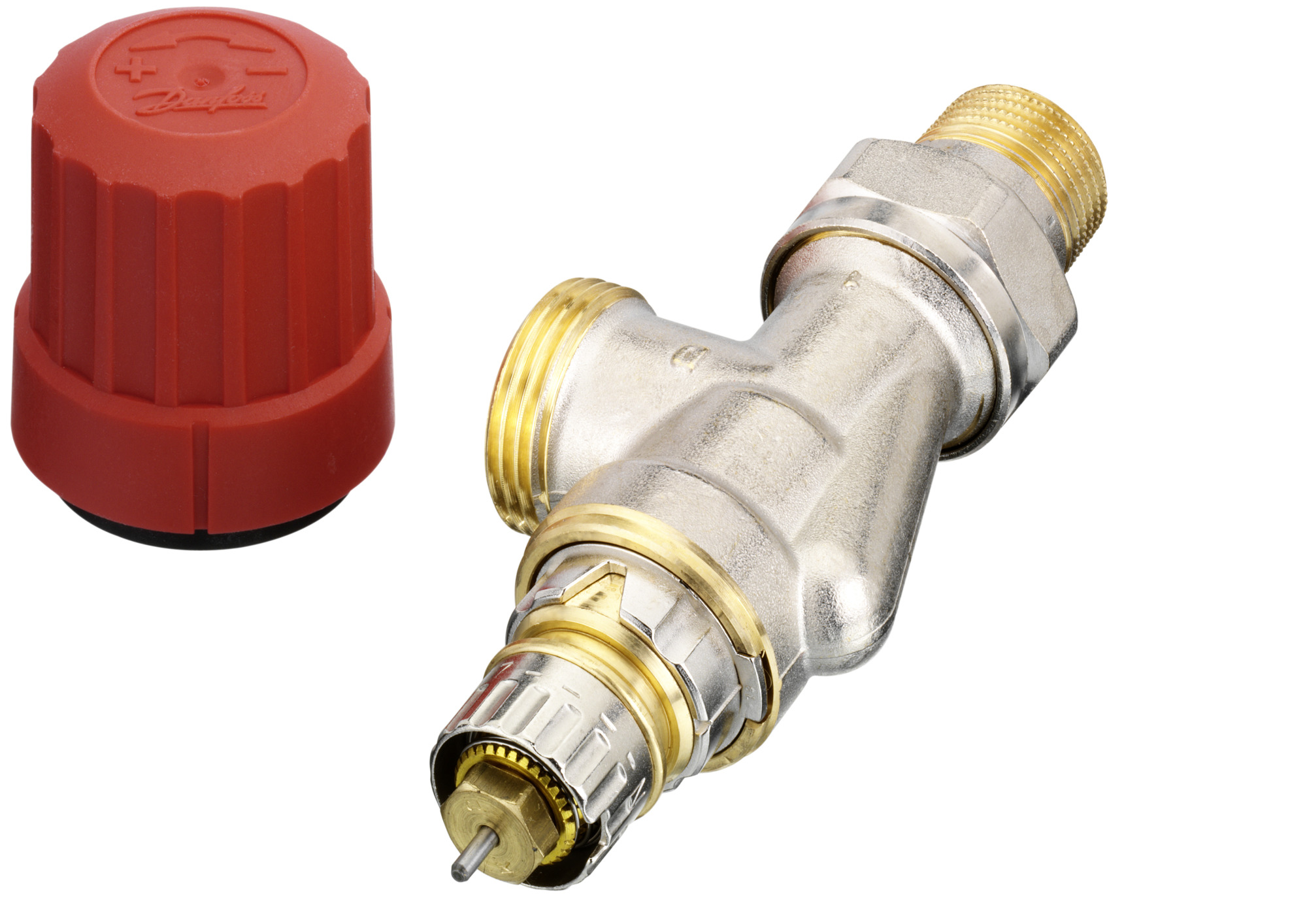 Danfoss Клапан RTR-N/RA-N для двухтрубной системы отопления Клапан термост. RA N углов хром правый 013G4239  - Вид №27