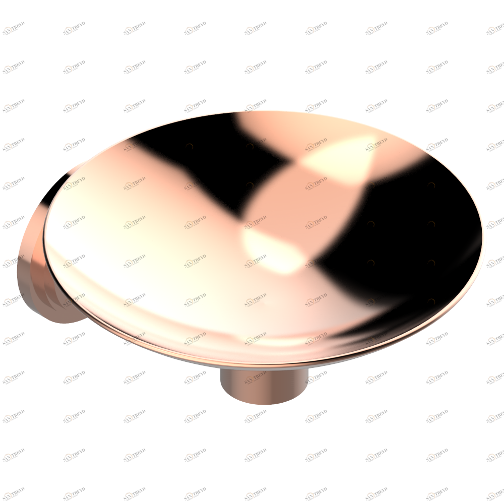 G2L-546GM Мыльница настенная, диаметр : 150 мм Thg-paris Faubourg - чёрный фарфор Розовое золото G2L-546GM CAT.F