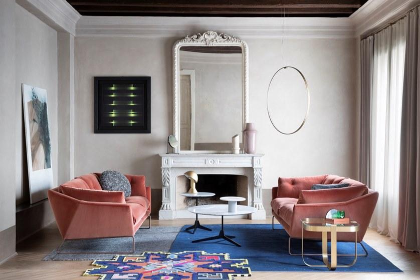 Saba Italia 3-местный диван-санки из ткани New york suite sun-id-1486060 - Вид №6