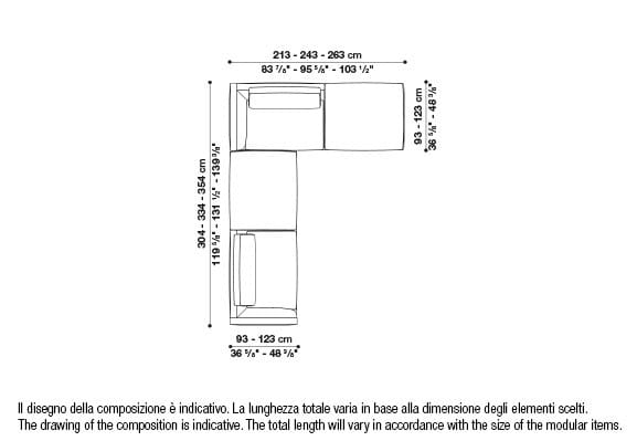 Угловой диван из ткани B&B Italia Ричард ARCH-00040927 - Вид №105