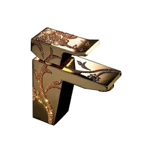 Смеситель для раковины с клапаном клик-клак 61.004G MAIER LUXURY