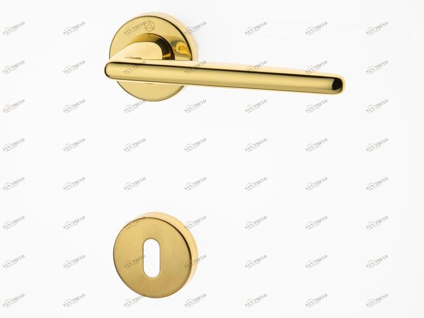 GHIDINI Ручка из латуни на розетке с замком Easy sun-id-1473413