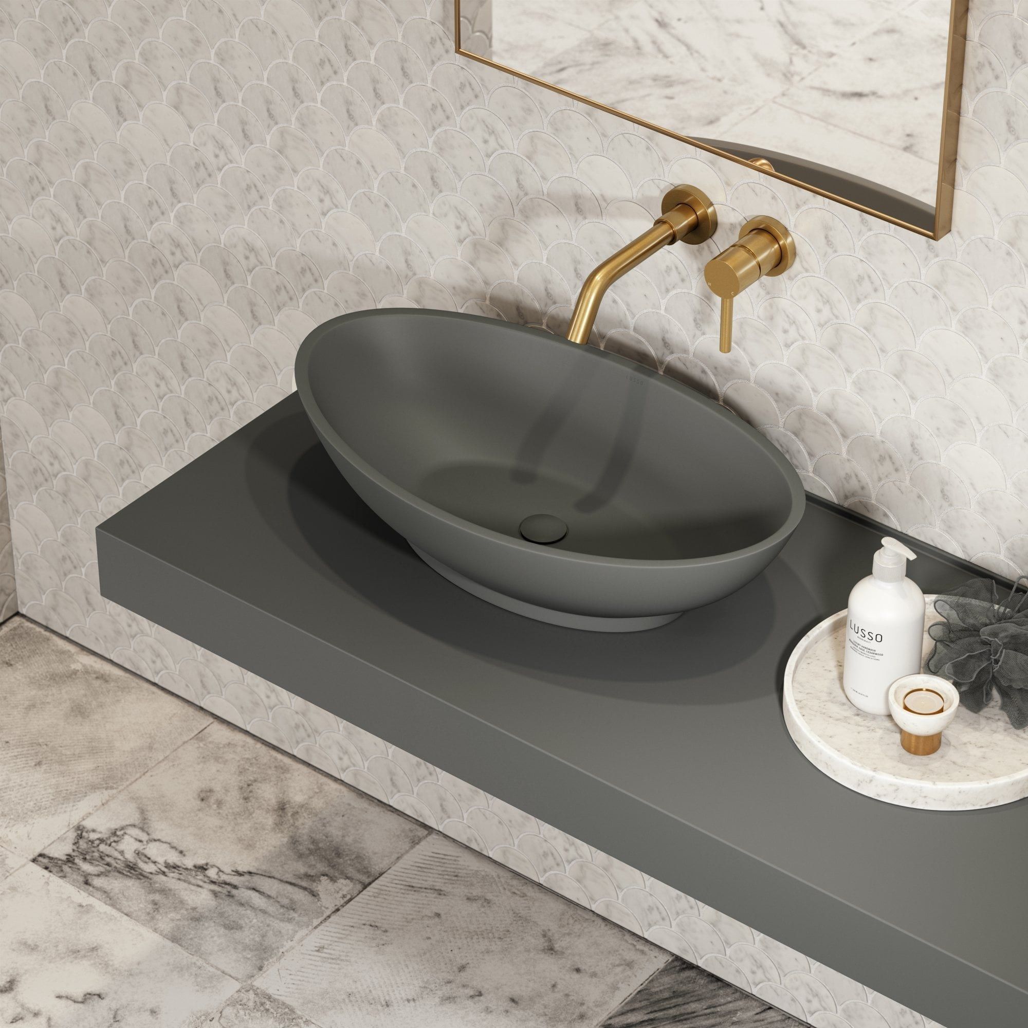 Овальная столешница из смолы LUSSO Oasis ARCH-00139422 - Вид №15