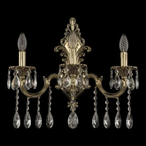 Бра настенное золотистое Bohemia Ivele 7201B15 BOHEMIA IVELE СВЕЧА 00-3889091 Золото