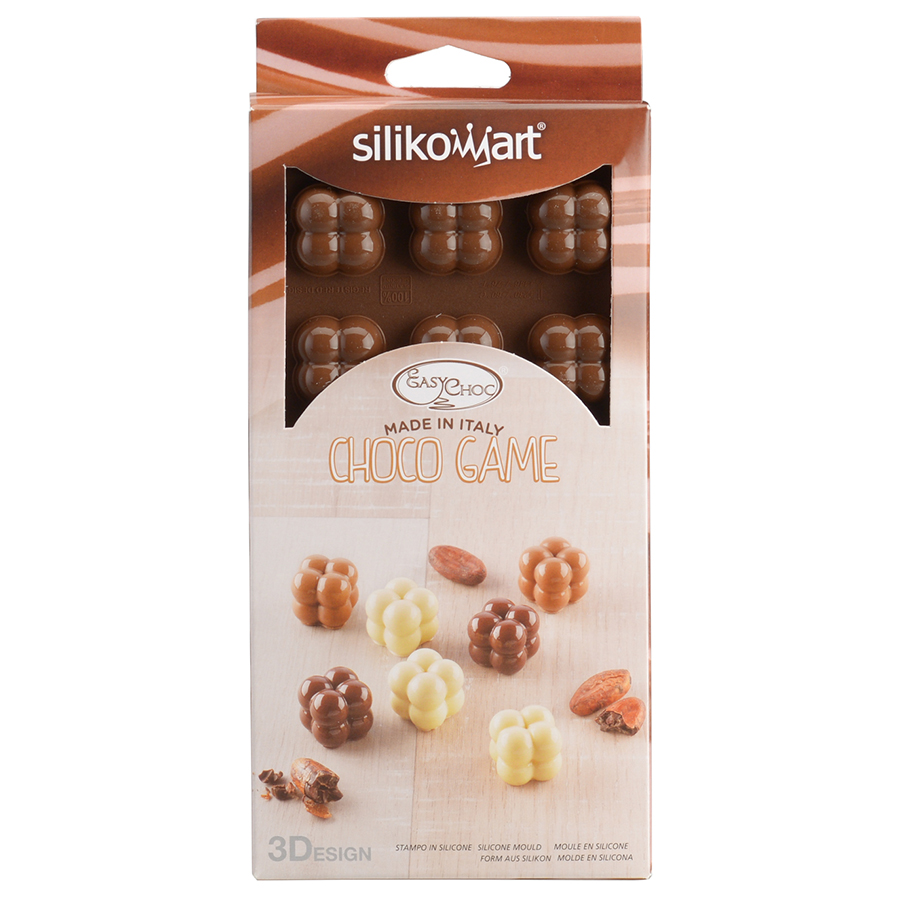 22.151.77.0165 Форма для приготовления конфет choco game 11 х 24 см силиконовая Silikomart  - Вид №13