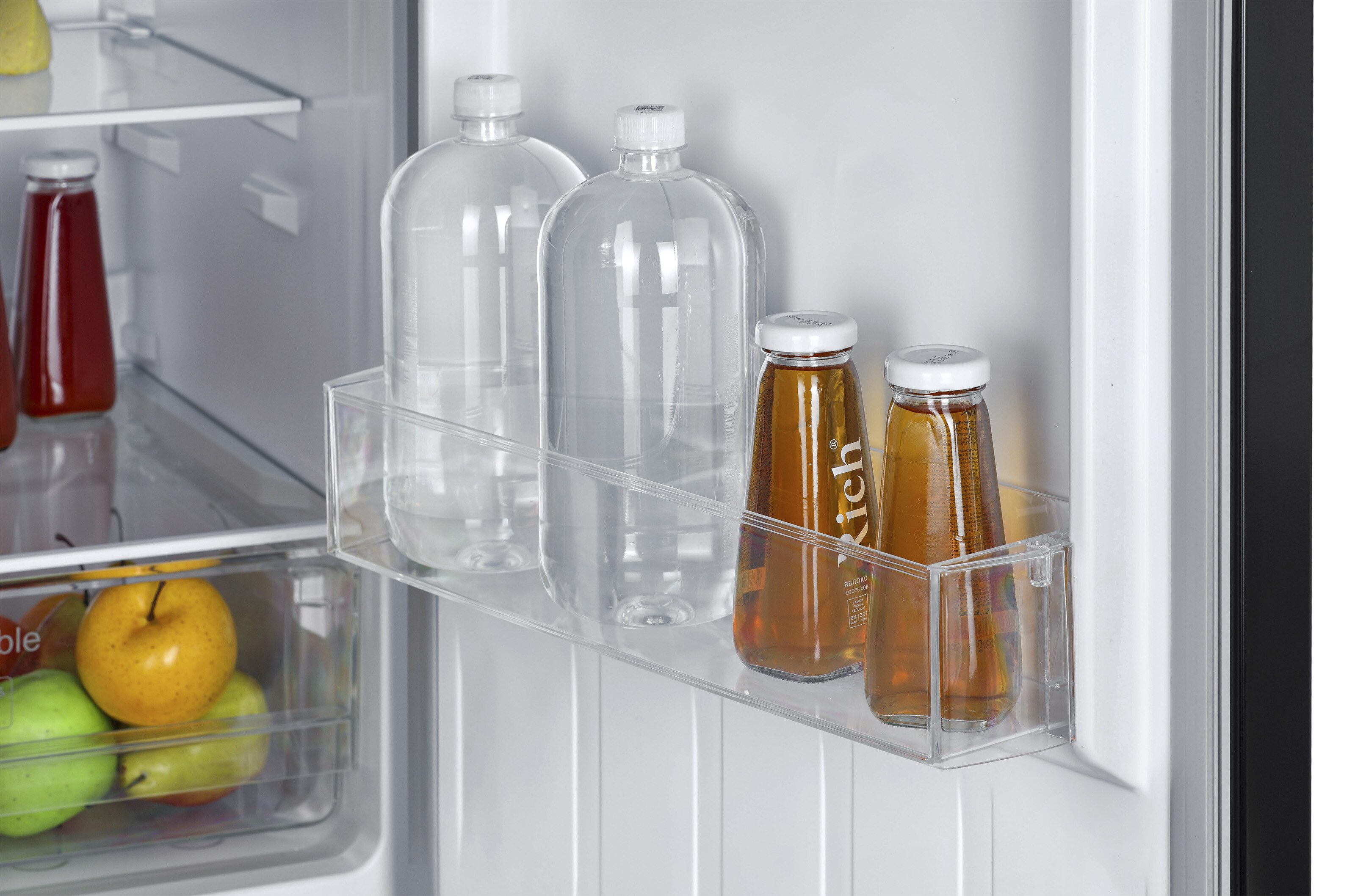 9069192 Холодильник с морозильником   Nordfrost RFC 210 LFXd черный STDN-0112928 - Вид №3