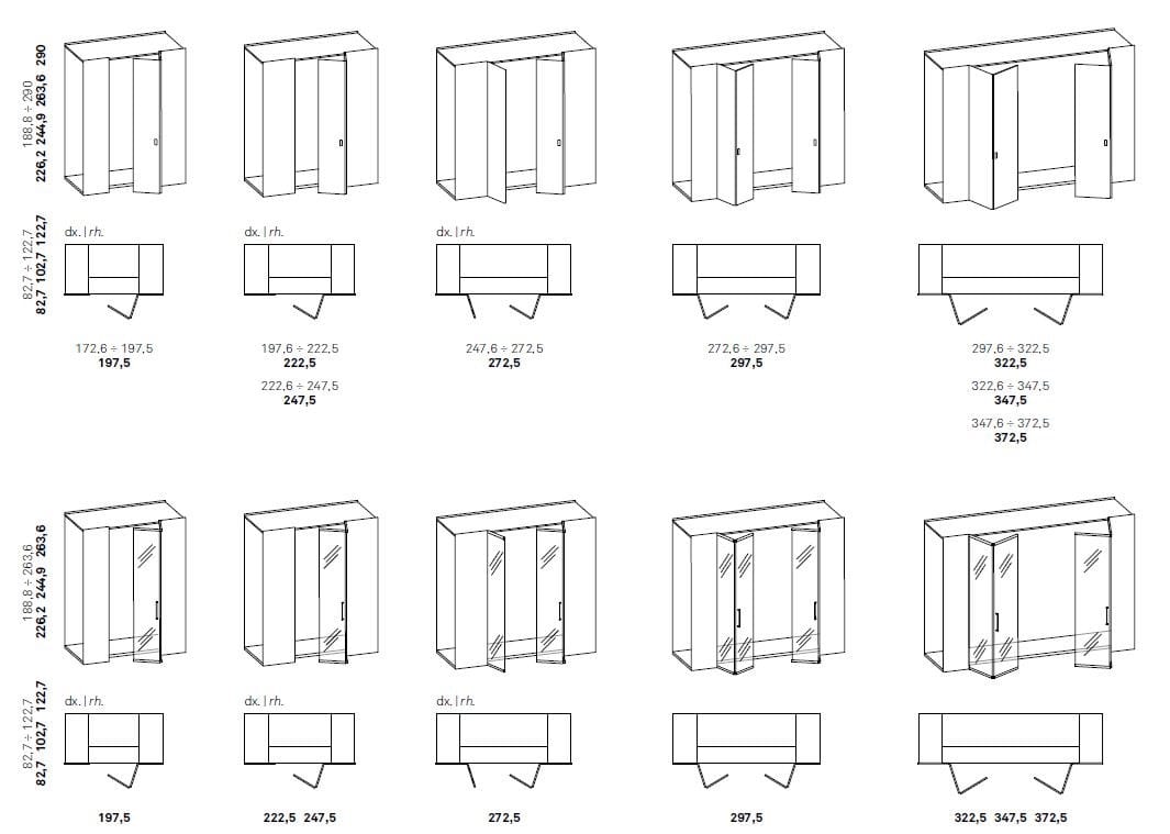 Модульная гардеробная Caccaro ARCH-00045956 - Вид №2