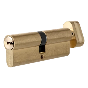 Цилиндр Apecs SM-70-C-G, 35x35 мм, ключ/вертушка, цвет золото