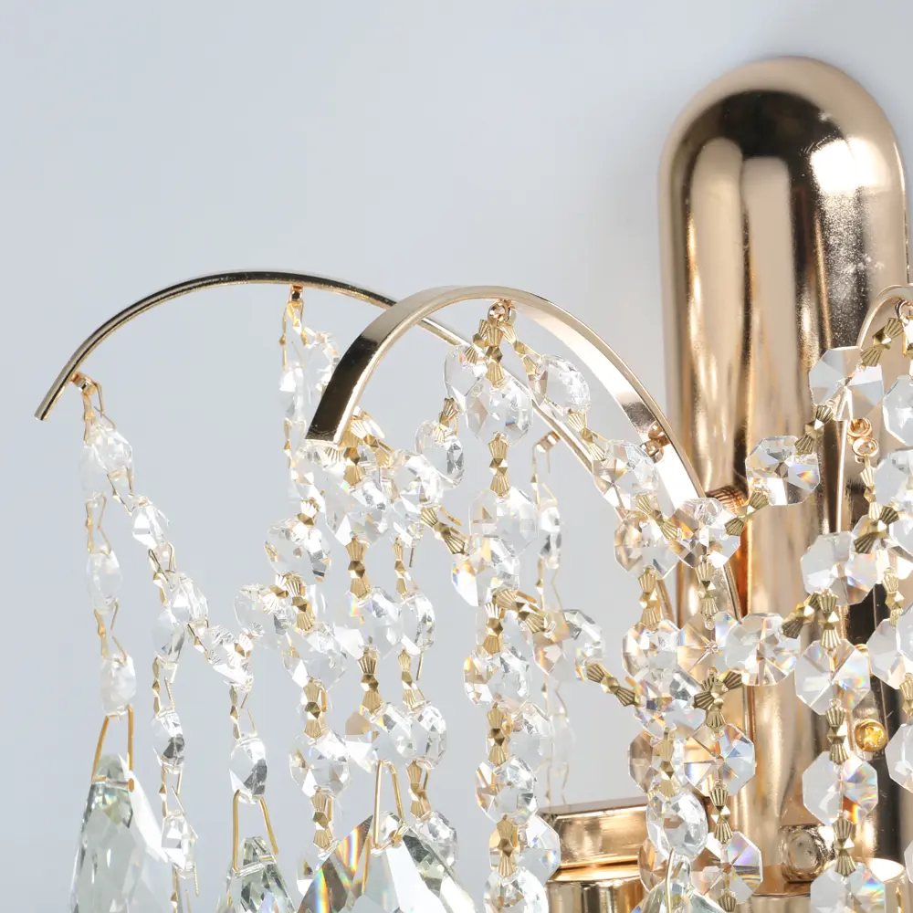 Бра «Бриз 8» E27х2 60 Вт цвет золотой DE CITY STLM-2192323 - Вид №3