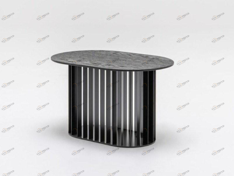 MDD Низкий овальный журнальный столик из мдф Roll Rls01