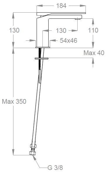 Fir Italia Смеситель для раковины, однорычажный, латунный, настольный The outfit 9011300_5 - Вид №7