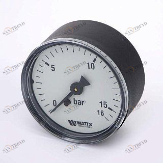 Манометр радиальный F+R100 50 мм 1/4" 16 бар WATTS 10008094