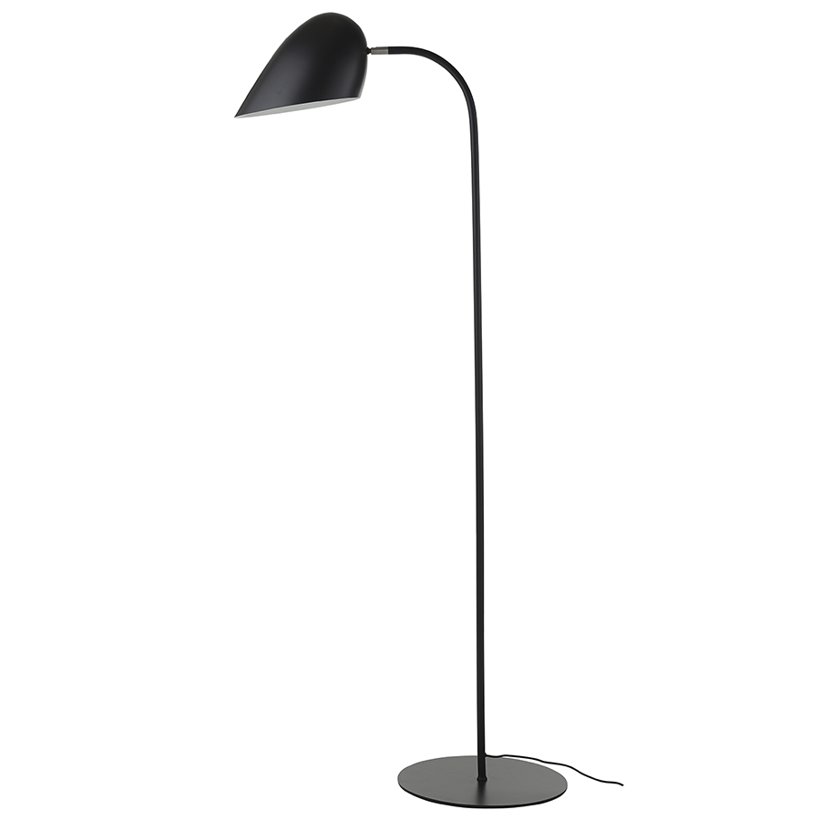 3960_6551001 Лампа напольная hitchcock, 157хD30 см, черная матовая Frandsen 