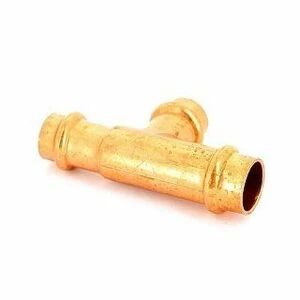 Тройник пресс 18x15x15 медный IBP