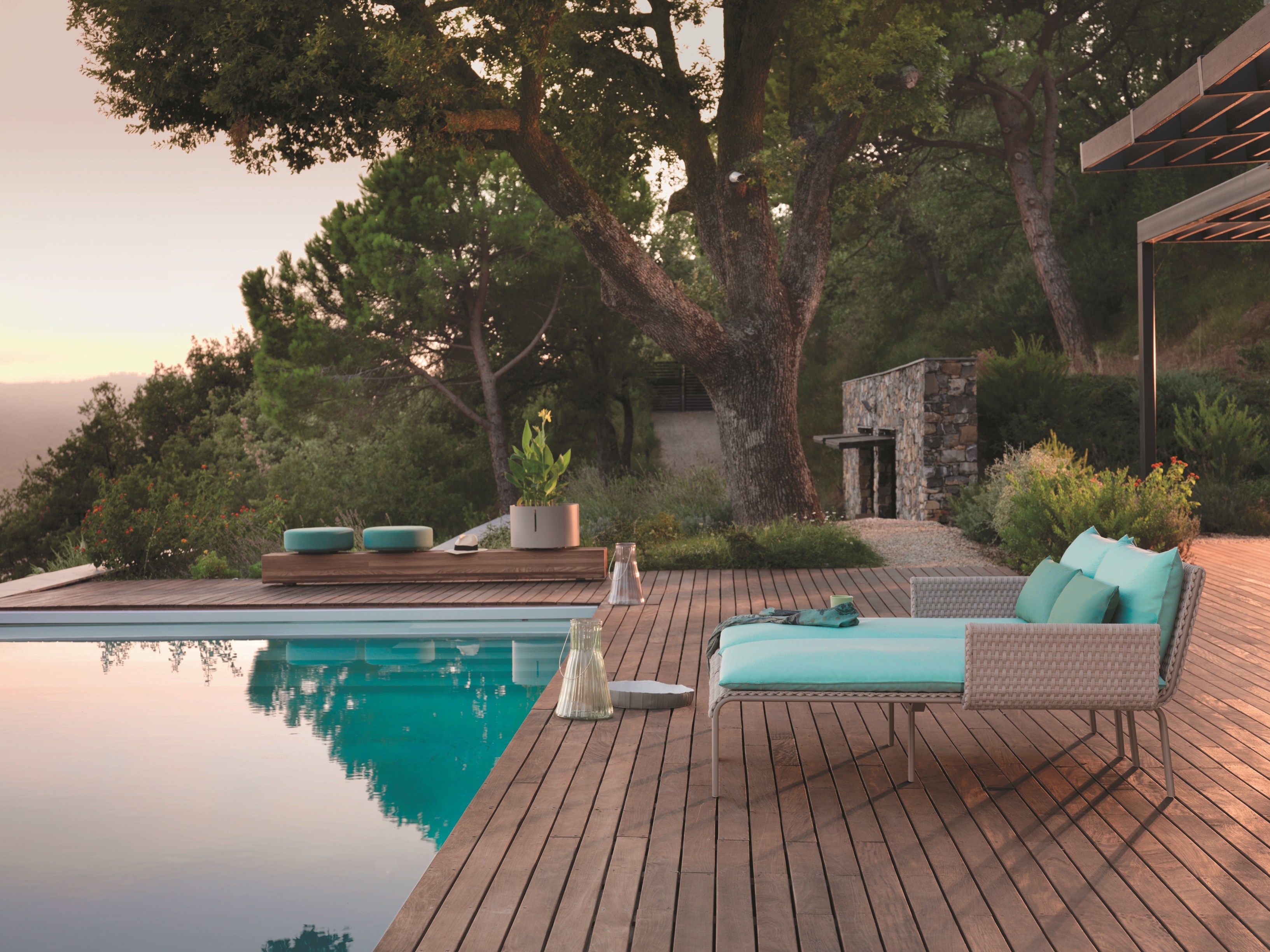 Алюминиевый низкий садовый горшок Roberti KEY WEST ARCH-00143023 - Вид №3