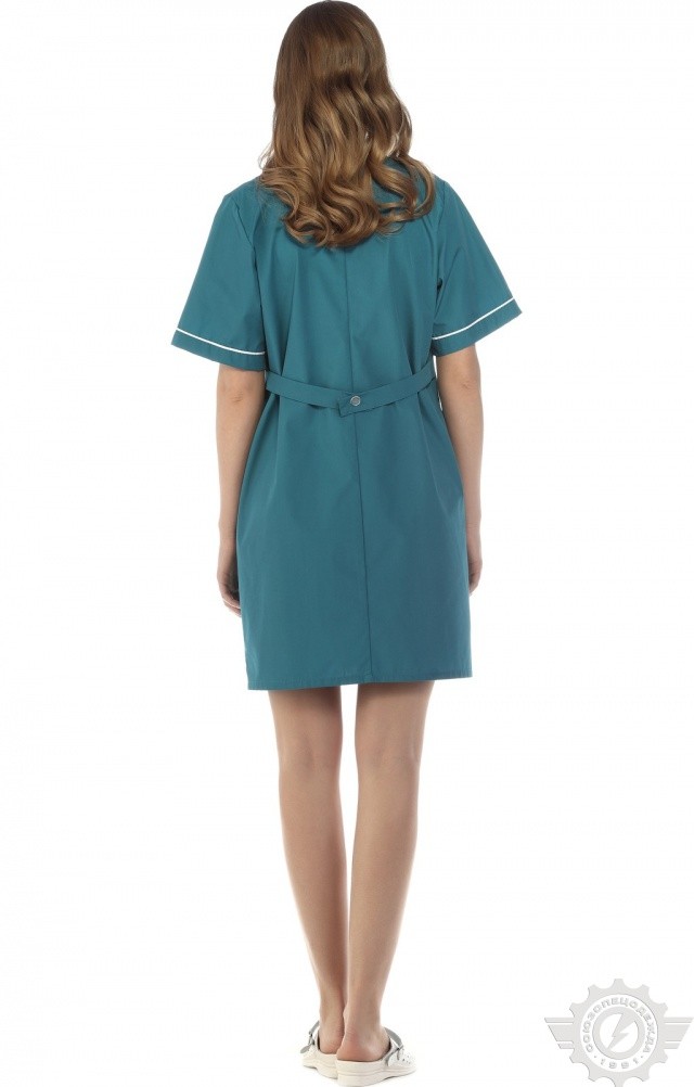 63245 Халат "Бриз" женский  Одежда для обслуживающего персонала  размер 54/158-164 Спецодежда  - Вид №7