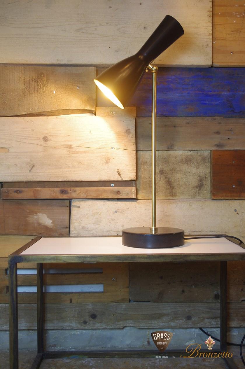 Il Bronzetto Регулируемая настольная лампа из латуни Wormhole Wor04 - Вид №25
