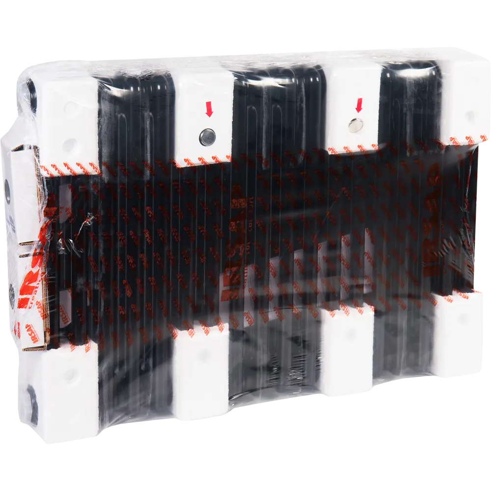 Радиатор трубчатый Irsap Tesi RT305651810A430 500/100 18 секций боковое подключение сталь черный 81990700 STLM-2074141 - Вид №5