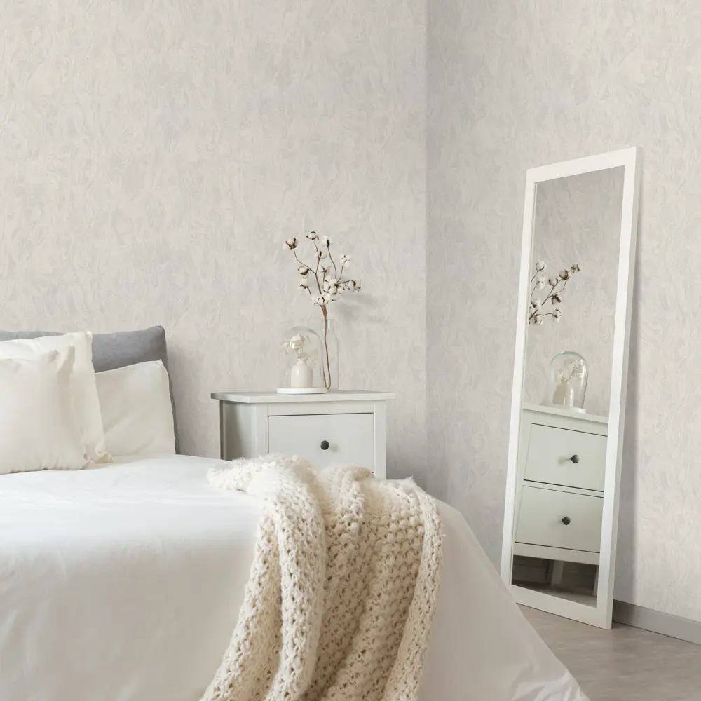 Обои флизелиновые Euro Decor Gemma серые 1.06 м ED7234-11 89346043 STLM-2148926 - Вид №3