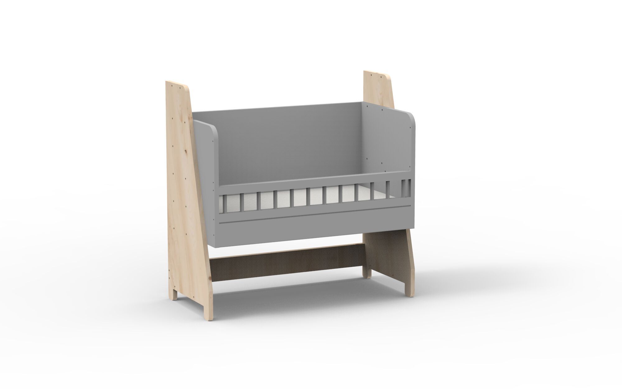 Лакированная деревянная кровать для сна Mathy by Bols ASYMETRY ARCH-00052185 - Вид №36