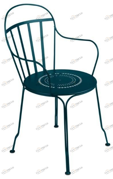 Fermob Стул садовый штабелируемый с подлокотниками Louvre 0802