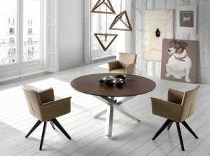 072573 Поворотное кресло DC689E венге Angel Cerda