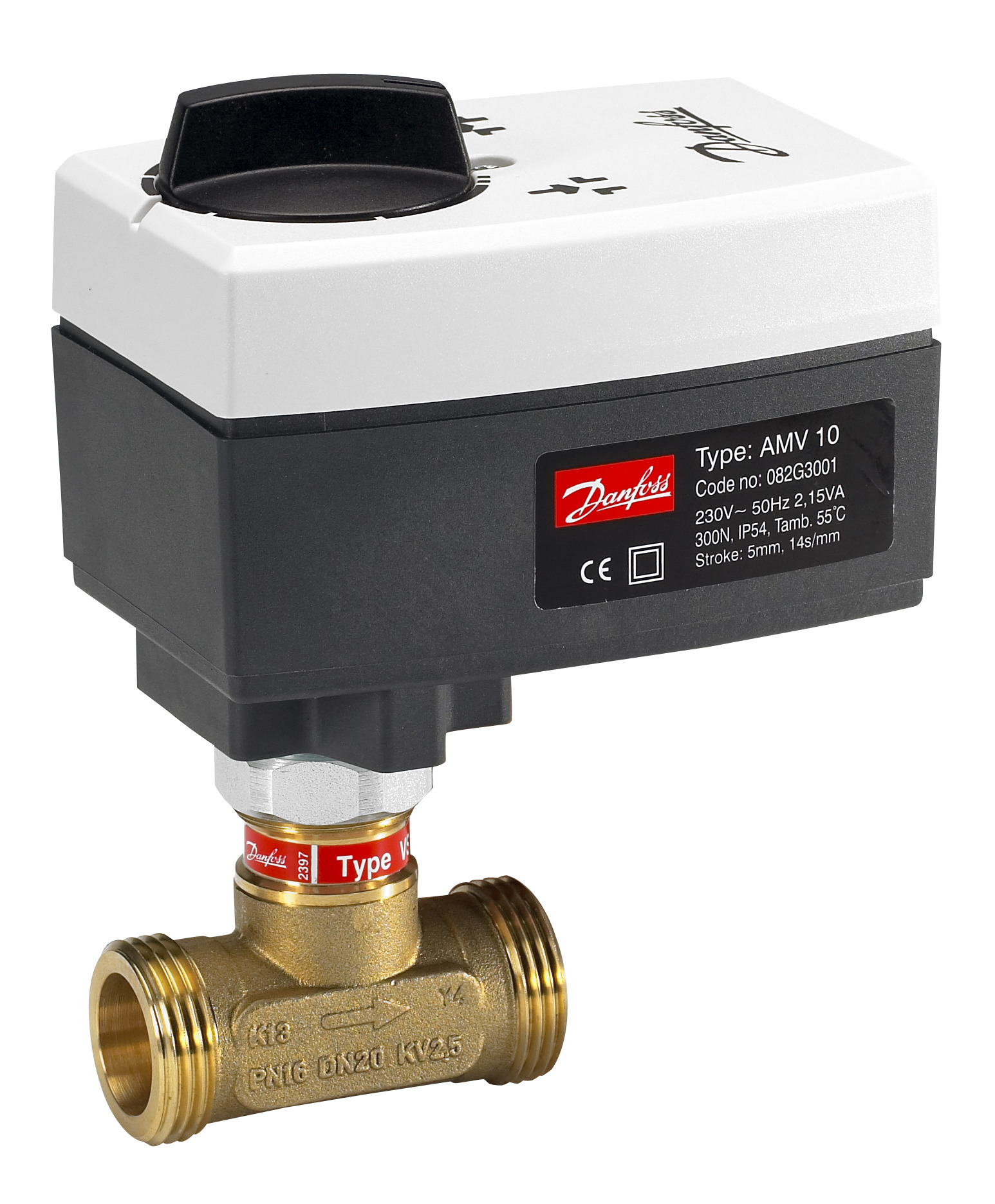 Danfoss Клапан регулирующий проходной VS 2 Сальниковое кольцо 065F0006  - Вид №12