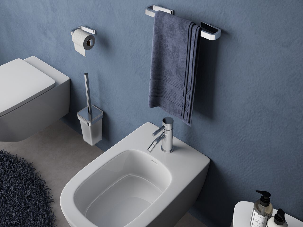 Туалетная щетка из матового стекла GEDY Самоа ARCH-00150044 - Вид №2