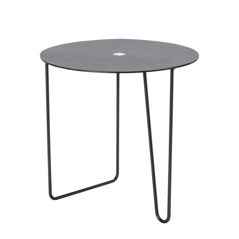 990120 Cloud black/brown журнальный столик Turntable с круглой столешницей 48х48см;LIND DNA