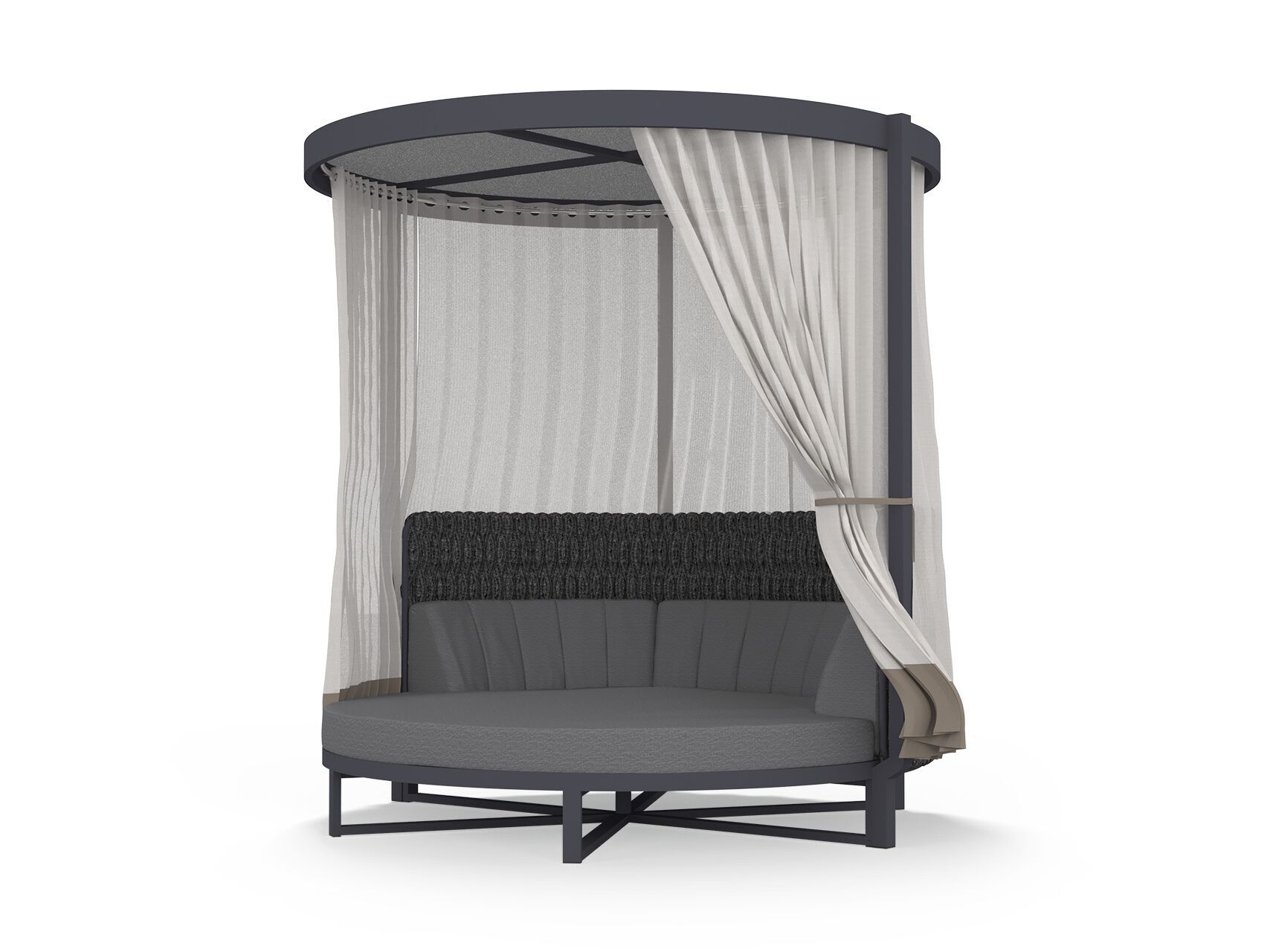 Круглая Садовая кровать из ткани с балдахином MAMAGREEN Munia ARCH-00135222 - Вид №3