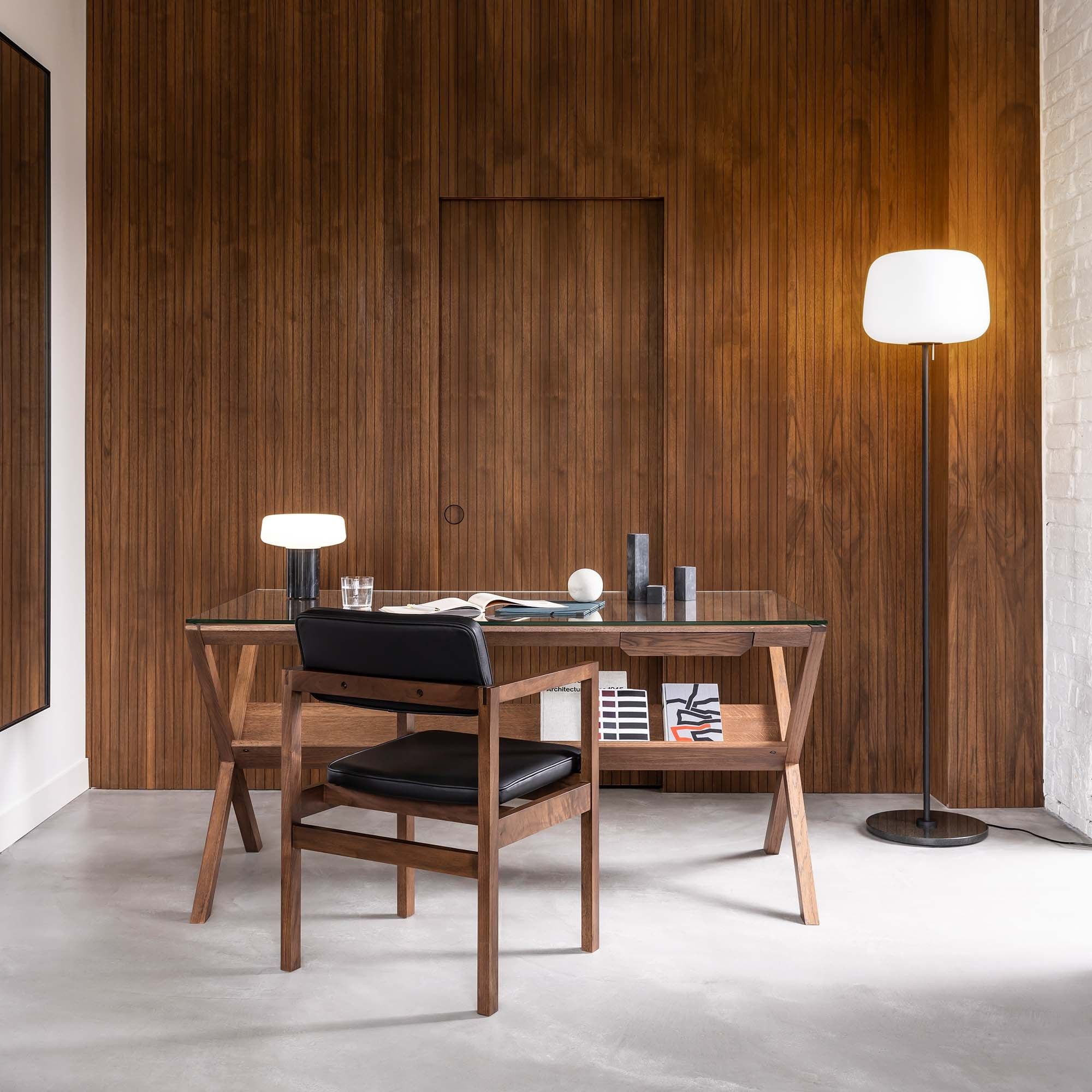 Прямоугольный стол из орехового дерева с ящиками Case COVET ARCH-00088267 - Вид №2