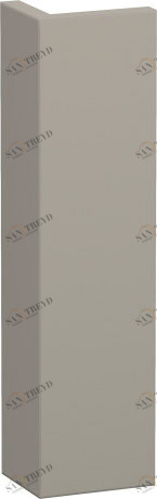 DS539909191 Доборная планка для шкафчика DuraStyle DuraStyle #DS5399 16 мм Серо-коричневый декор Duravit