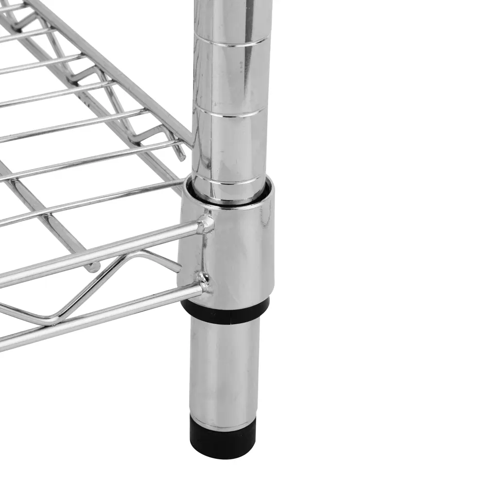 Стеллаж сетчатый KONSENSA 90x35x180 см цвет хром STLM-2202804 - Вид №4