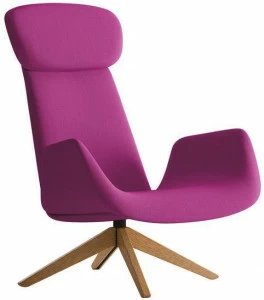 La Cividina Вращающееся кресло из ткани с подлокотниками Myplace 9054/9060