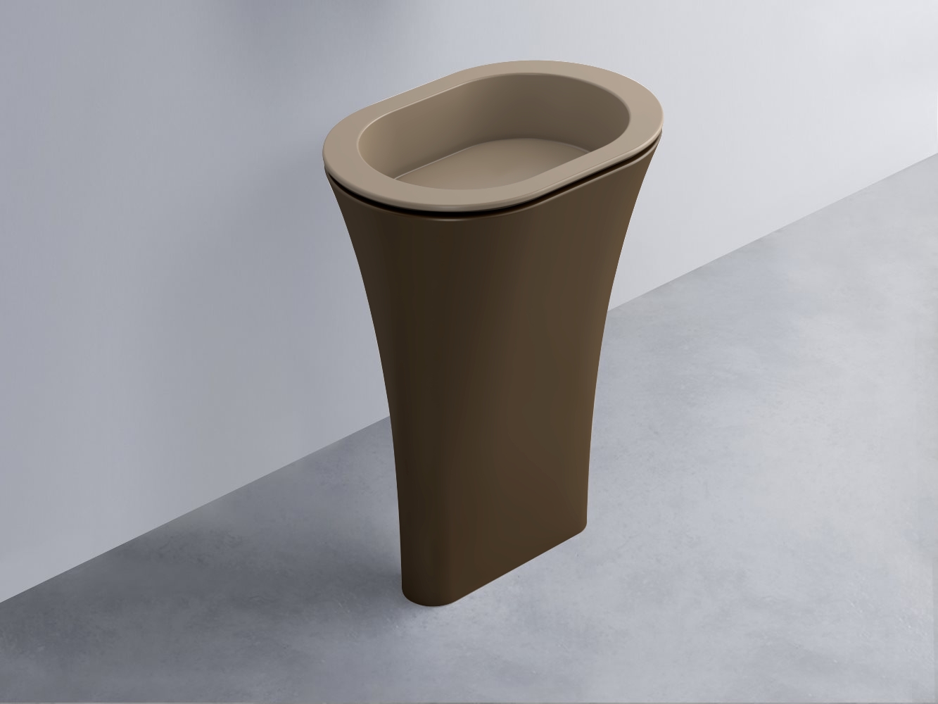 AMLA65-AN+AMPILO-AN+AMCOLO-CA Раковина Amedeo Ovale отдельностоящая cielo Enjoy + Amedeo Ceramica Cielo