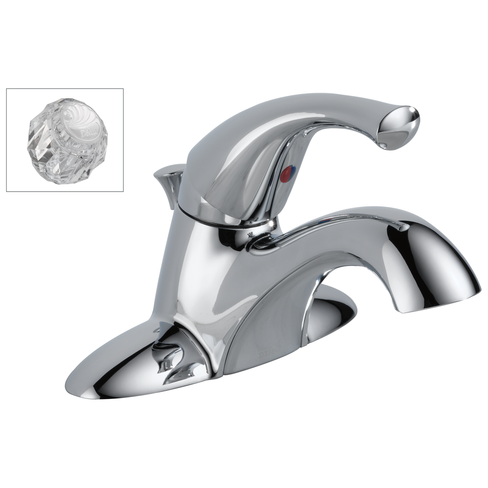 521-ECO-DST-A Смеситель для ванной комнаты с одной ручкой Delta Faucet Classic Хром