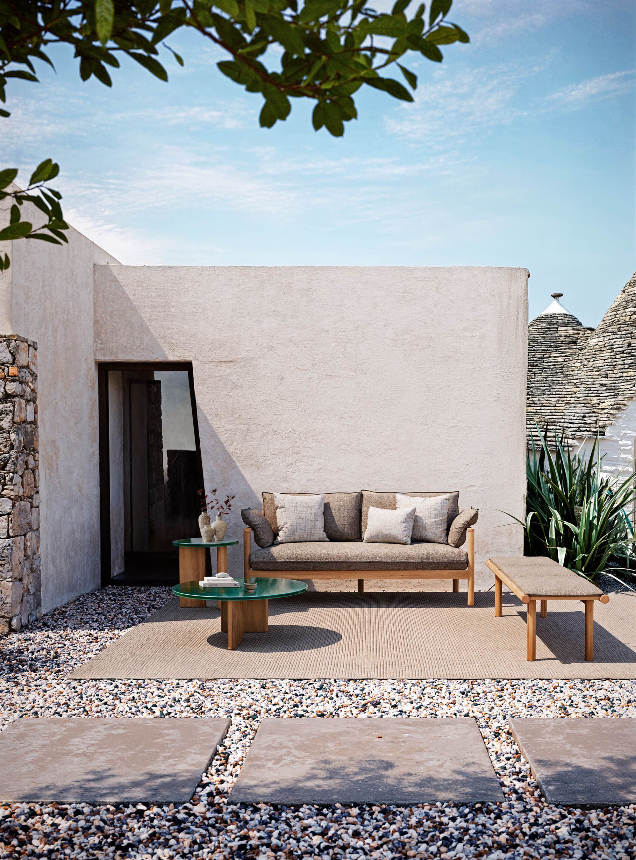 3-местный тканевый садовый диван Atmosphera Панама ARCH-00134131 - Вид №2