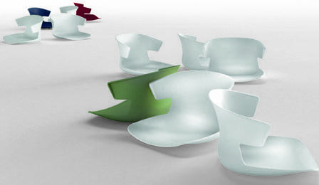 Quadrifoglio Сиденье на полипропиленовой балке Cove sun-id-1489114 - Вид №1