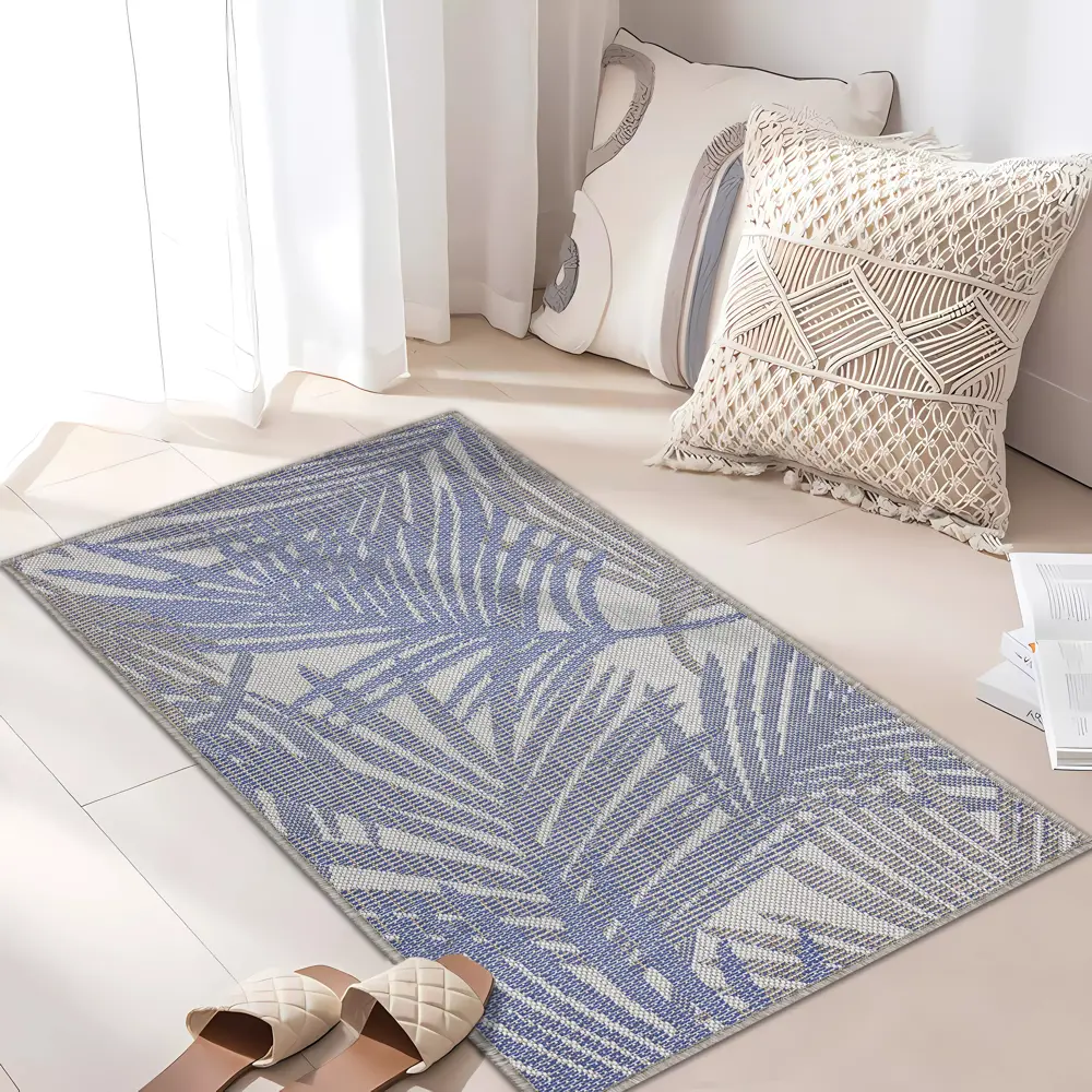 Циновка Дели 80x120 см полипропилен 84315_53111 цвет синий ROYALTAFT STLM-2158950 - Вид №5