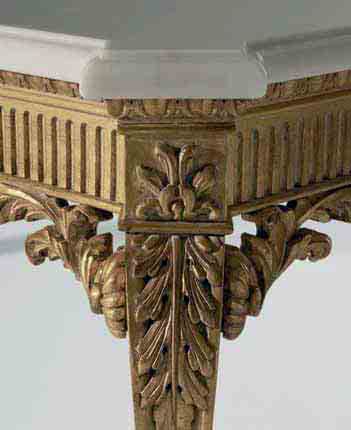 Лакированный журнальный столик с мраморной столешницей OAK Галерея ARCH-00043548 - Вид №1