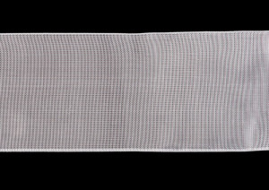 09с3591 Лента шторная 80 мм для люверсов Беларусь прозрачный