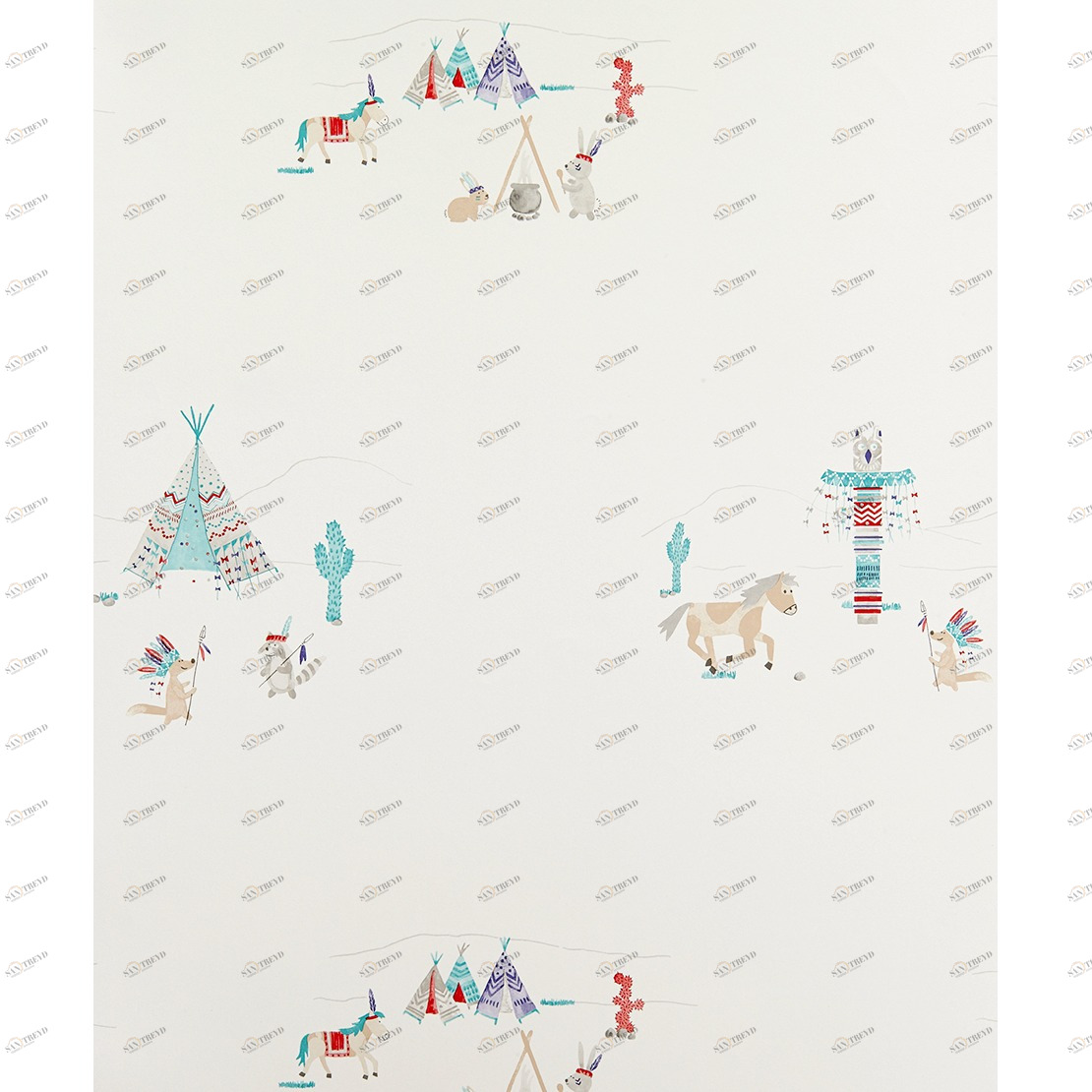 Рулон обоев ARC EN CIEL CFT25466302. Основа Casadeco