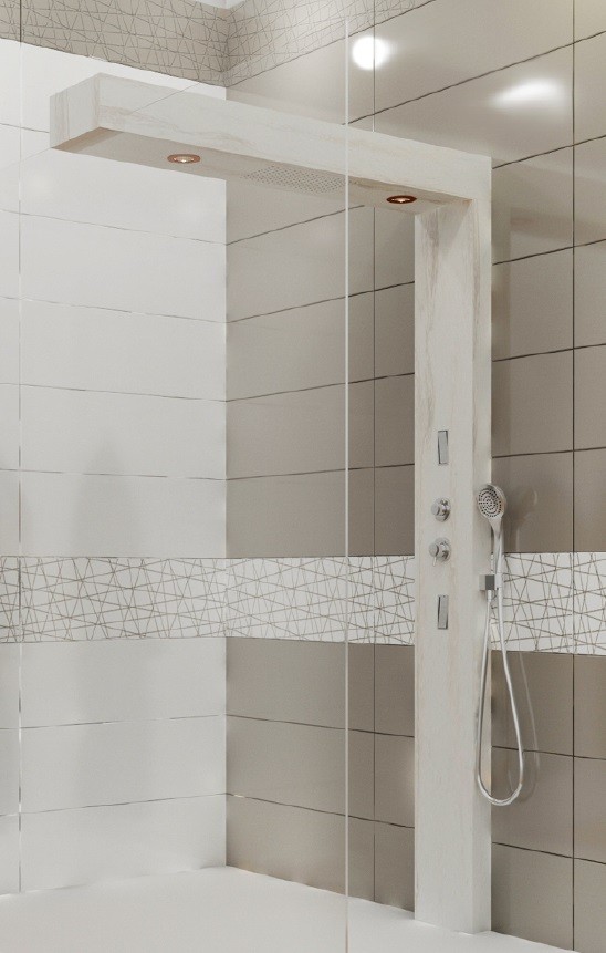 Душевая гидромассажная панель Beam 00787  Словения Kolpa-San - Вид №1