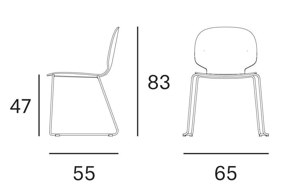 Штабелируемый стул из ясеня Blasco&Vila Halo ARCH-00131222 - Вид №13